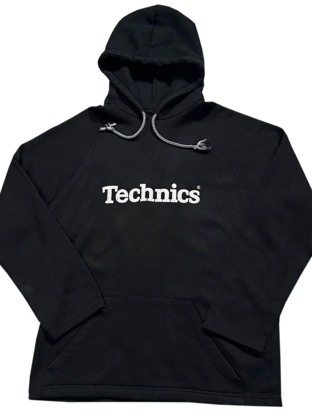 Vintage Technics Black / White Hoodie (Size L)